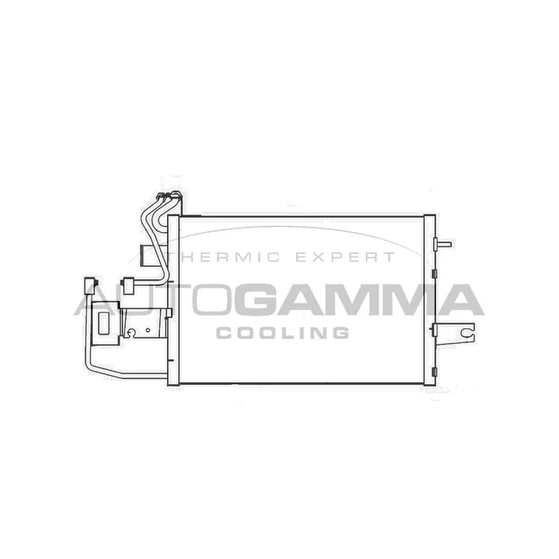 Condenseur, climatisation AUTOGAMMA 107066