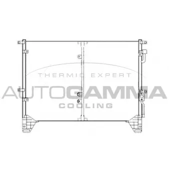 Condenseur, climatisation AUTOGAMMA 107067