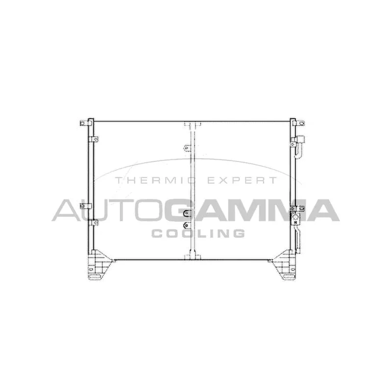 Condenseur, climatisation AUTOGAMMA 107067