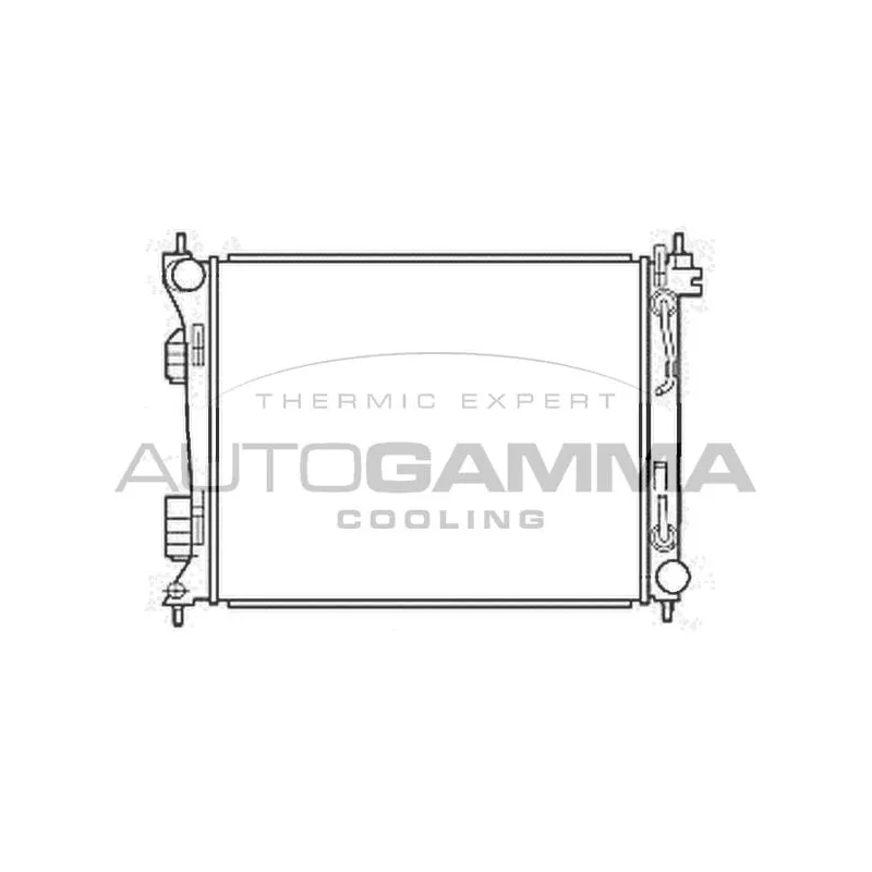 Radiateur, refroidissement du moteur AUTOGAMMA 107068