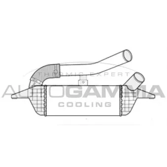 Intercooler, échangeur AUTOGAMMA 107070
