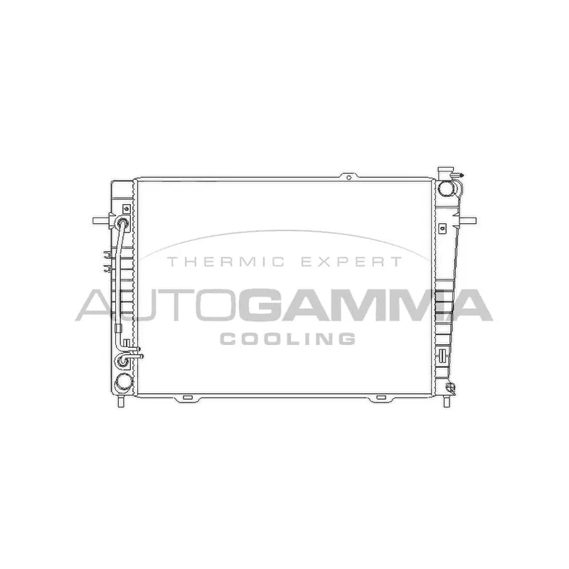 Radiateur, refroidissement du moteur AUTOGAMMA 107072