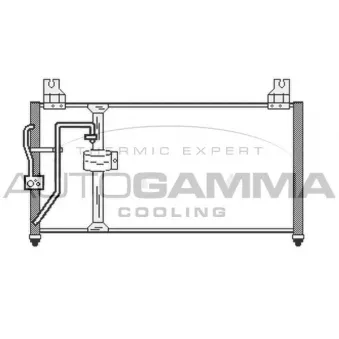 Condenseur, climatisation AUTOGAMMA 107076
