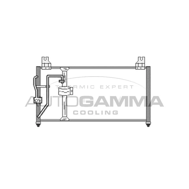 Condenseur, climatisation AUTOGAMMA 107076