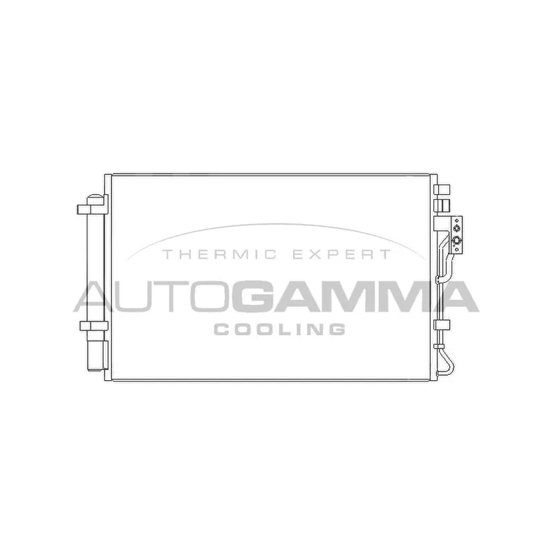 Condenseur, climatisation AUTOGAMMA 107077