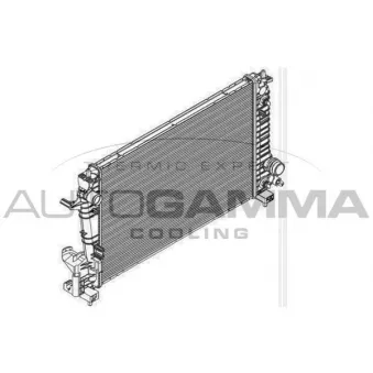 Radiateur, refroidissement du moteur AUTOGAMMA 107084