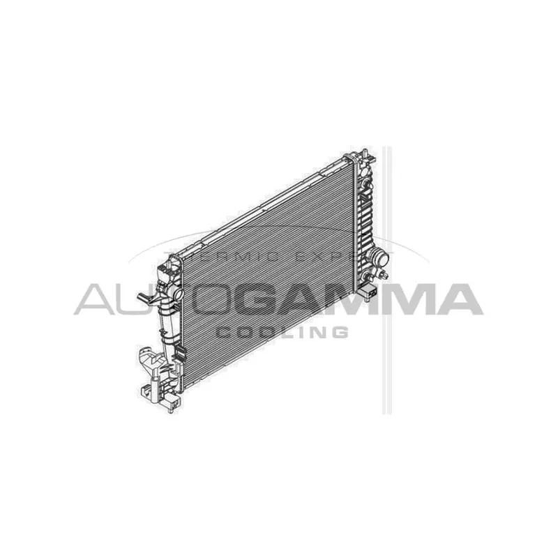 Radiateur, refroidissement du moteur AUTOGAMMA 107084