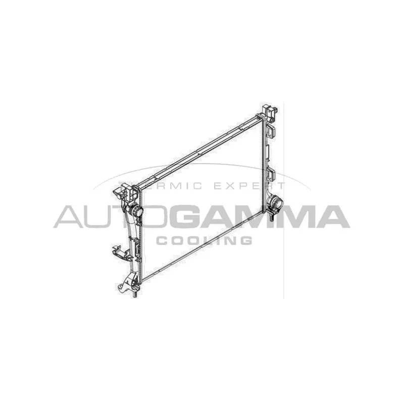 Radiateur, refroidissement du moteur AUTOGAMMA 107086