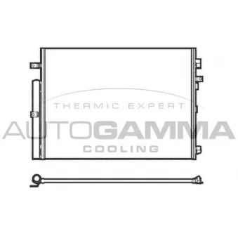 Condenseur, climatisation AUTOGAMMA 107103