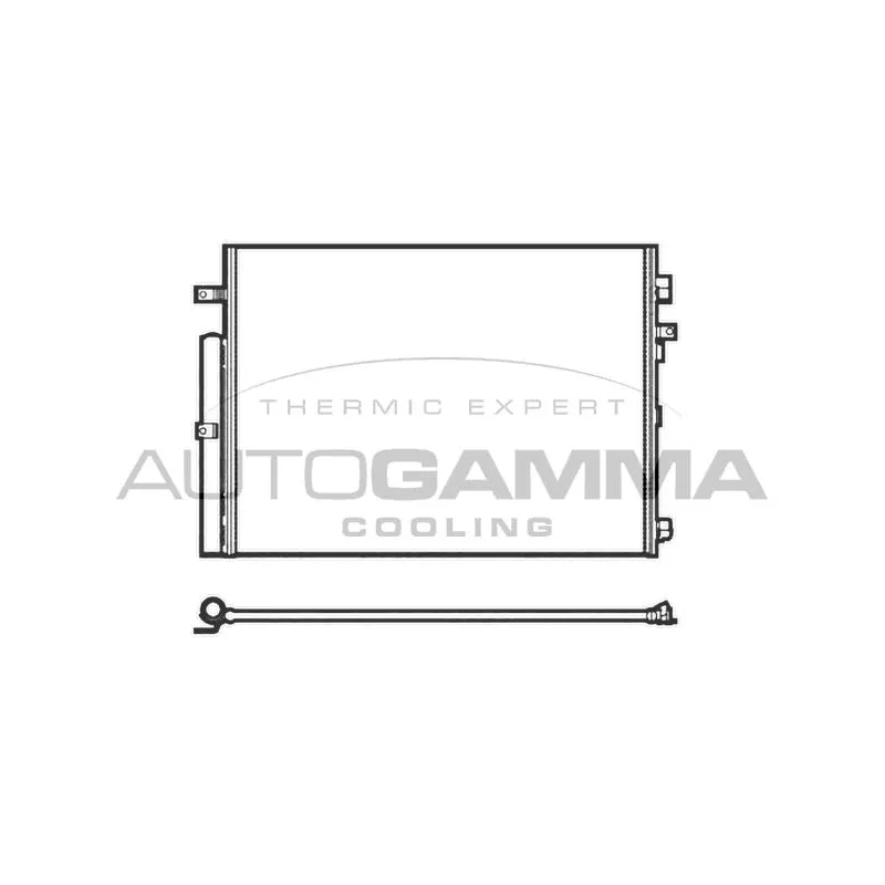 Condenseur, climatisation AUTOGAMMA 107103