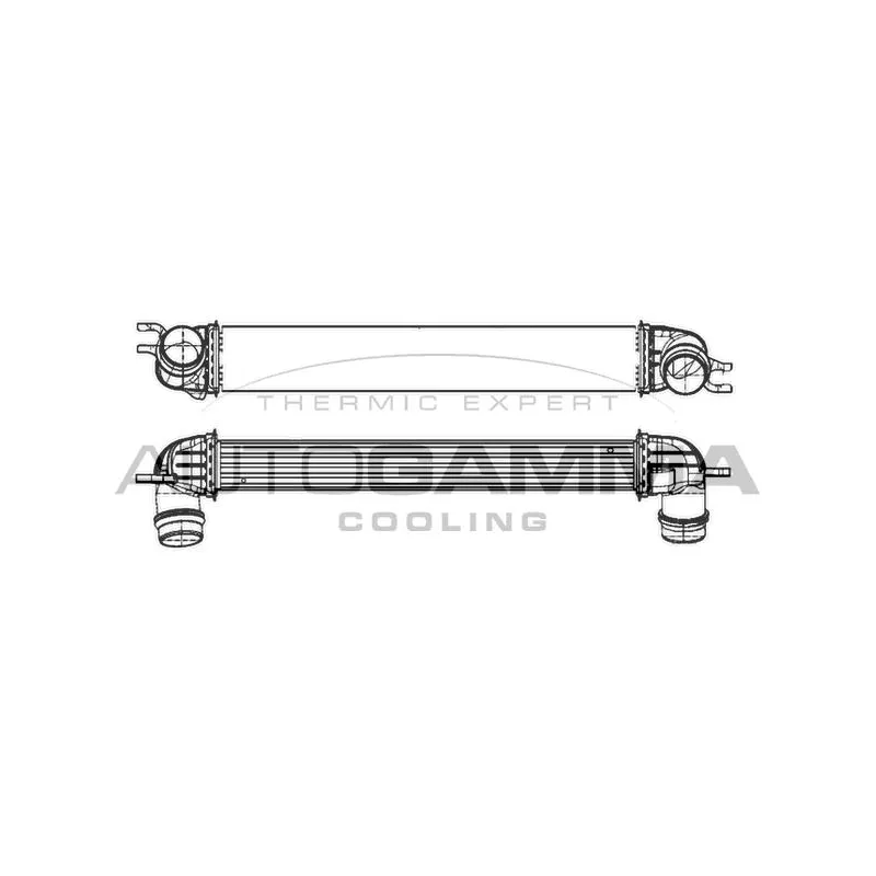 Intercooler, échangeur AUTOGAMMA 107106