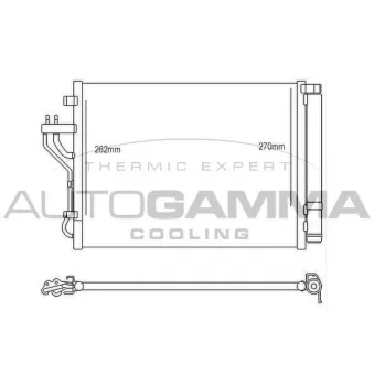 Condenseur, climatisation AUTOGAMMA