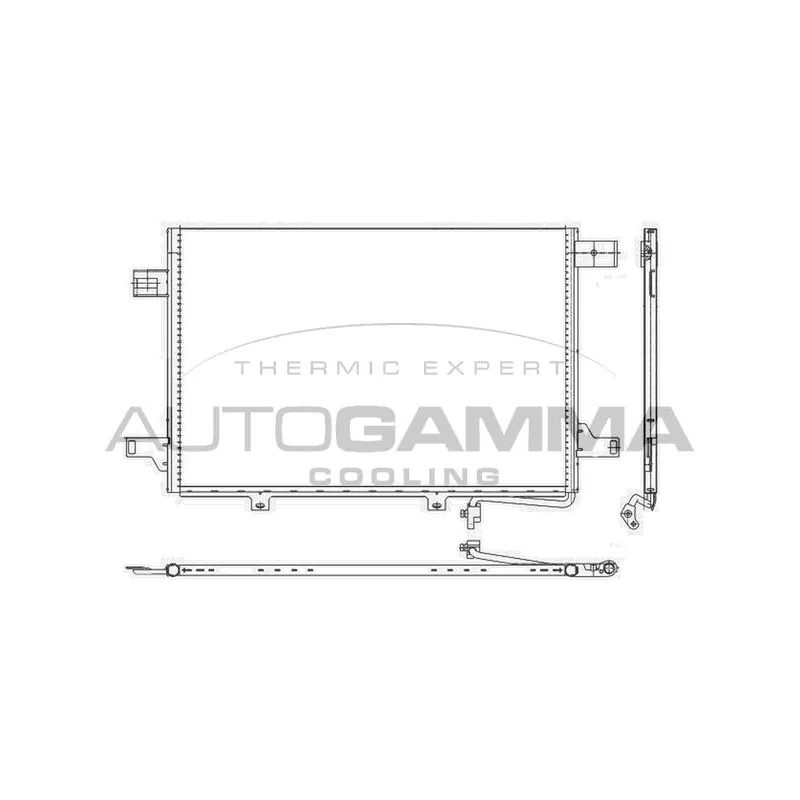 Condenseur, climatisation AUTOGAMMA 107113