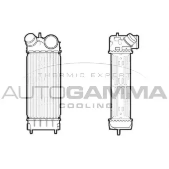 Intercooler, échangeur AUTOGAMMA 107116