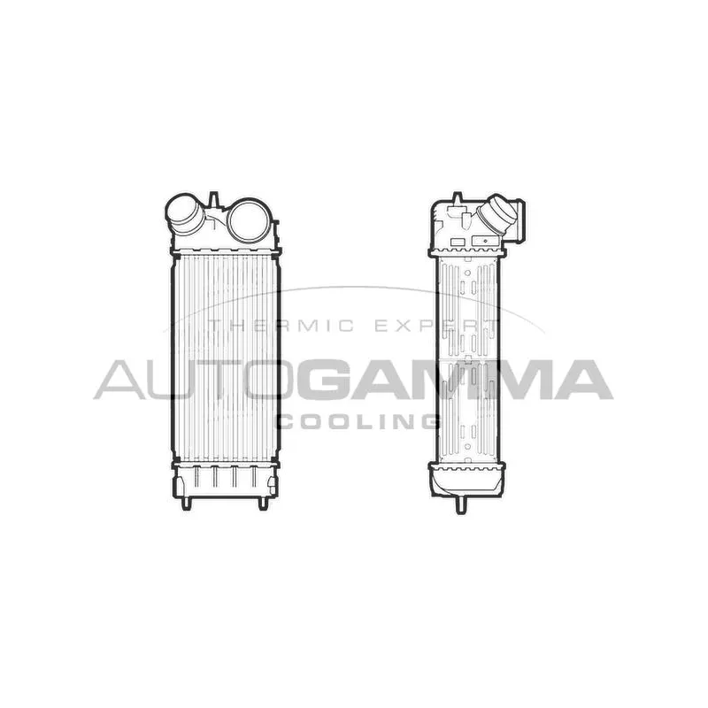 Intercooler, échangeur AUTOGAMMA 107116