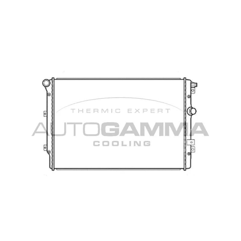 Radiateur, refroidissement du moteur AUTOGAMMA 107117