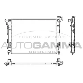 Radiateur, refroidissement du moteur AUTOGAMMA