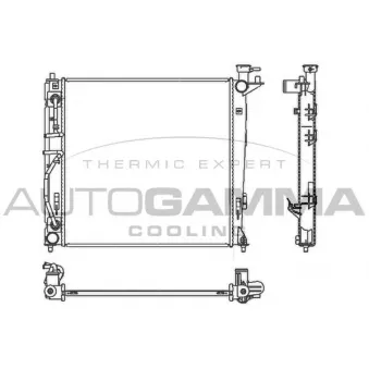 Radiateur, refroidissement du moteur AUTOGAMMA