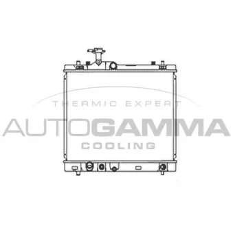 Radiateur, refroidissement du moteur AUTOGAMMA 107127
