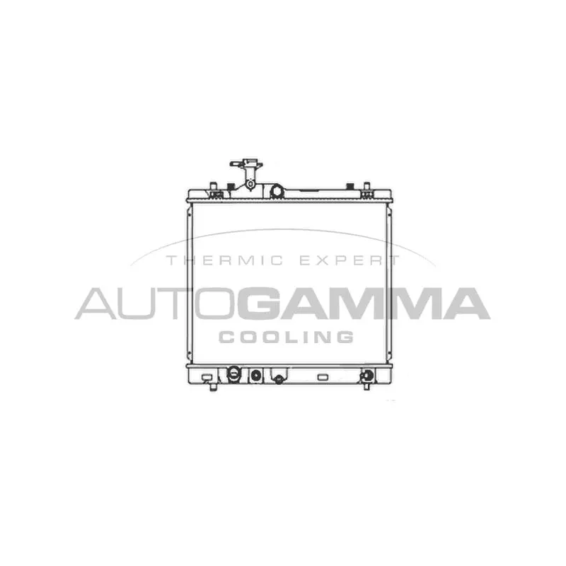 Radiateur, refroidissement du moteur AUTOGAMMA 107127