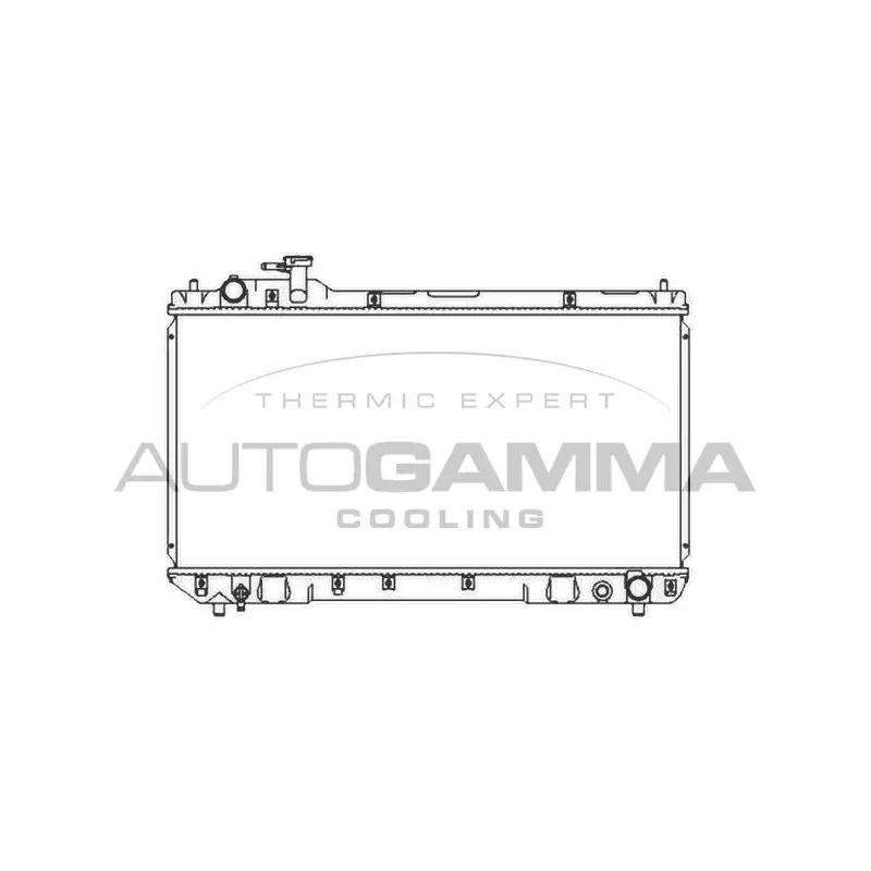 Radiateur, refroidissement du moteur AUTOGAMMA 107131