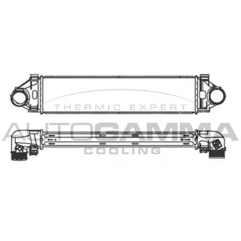 Intercooler, échangeur AUTOGAMMA 107133