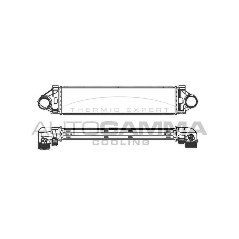 Intercooler, échangeur AUTOGAMMA 107133