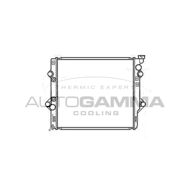Radiateur, refroidissement du moteur AUTOGAMMA 107135