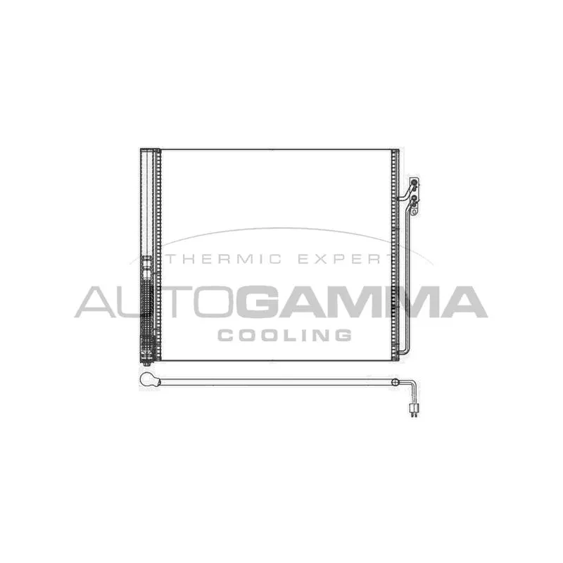 Condenseur, climatisation AUTOGAMMA 107136