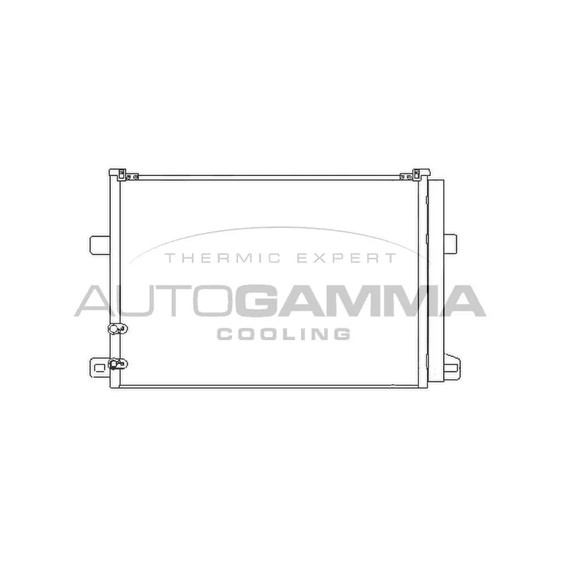 Condenseur, climatisation AUTOGAMMA 107137