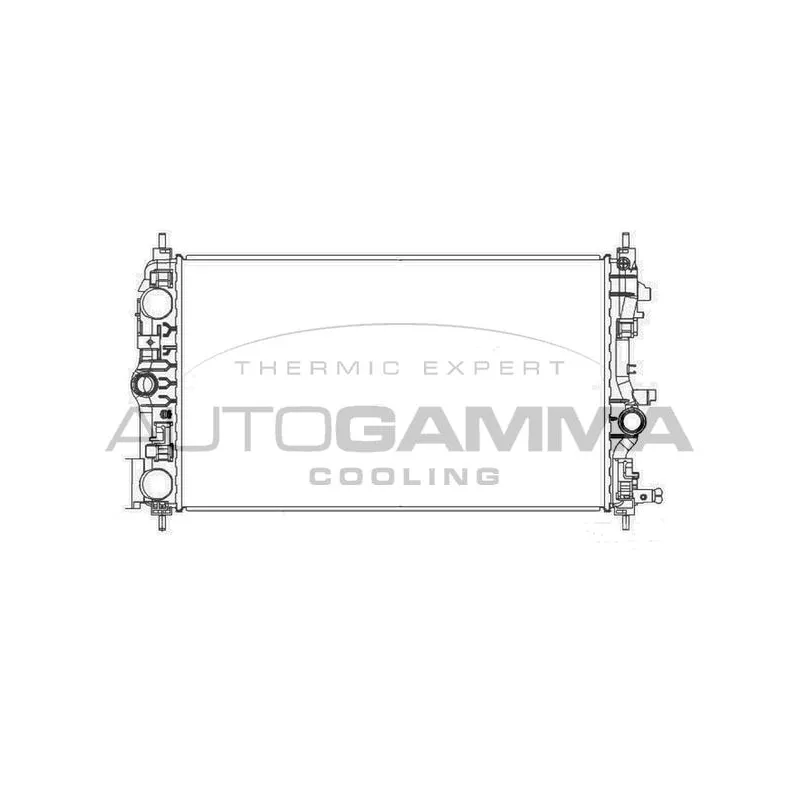 Radiateur, refroidissement du moteur AUTOGAMMA 107138