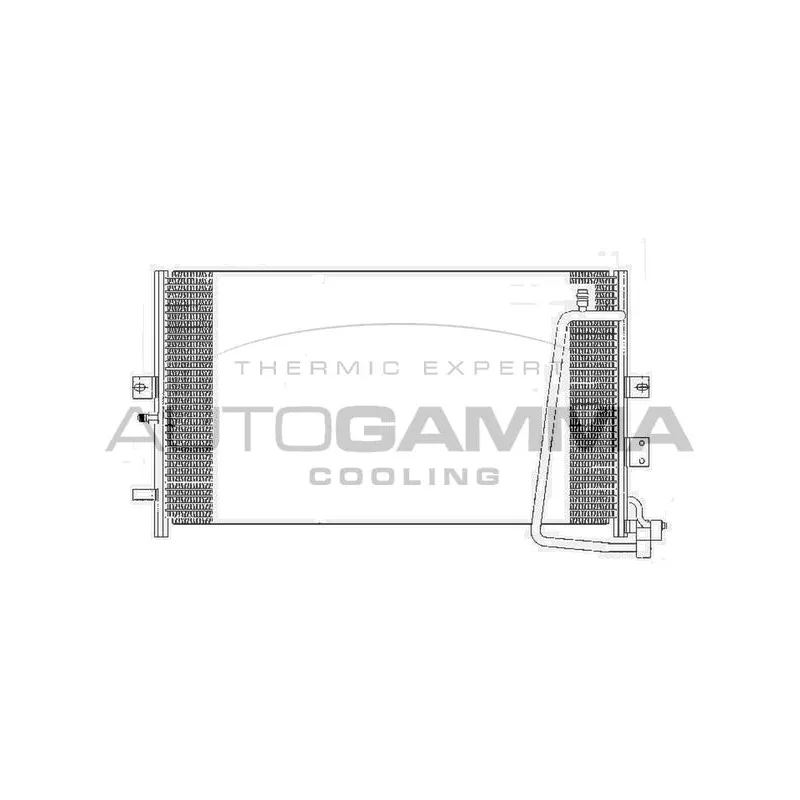 Condenseur, climatisation AUTOGAMMA 107141