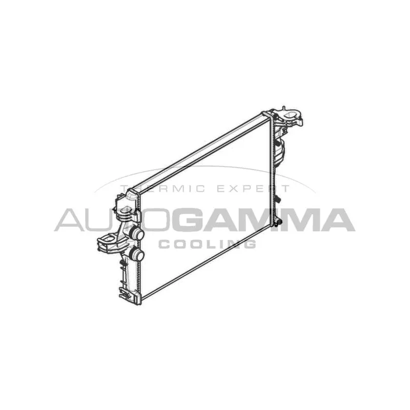 Radiateur, refroidissement du moteur AUTOGAMMA 107142