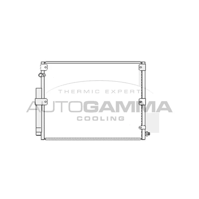 Condenseur, climatisation AUTOGAMMA 107144