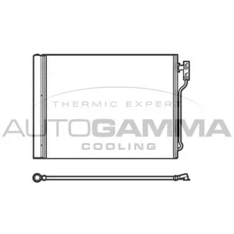 Condenseur, climatisation AUTOGAMMA 107156