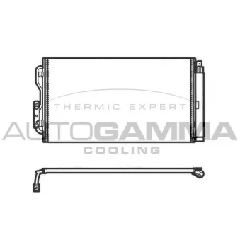Condenseur, climatisation AUTOGAMMA 107157