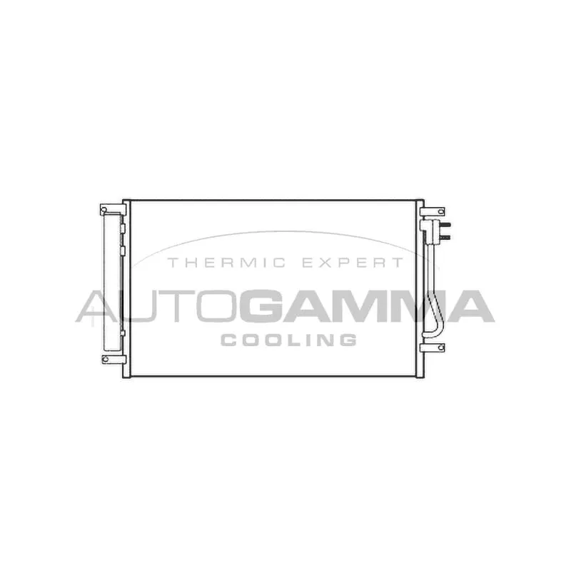 Condenseur, climatisation AUTOGAMMA 107169
