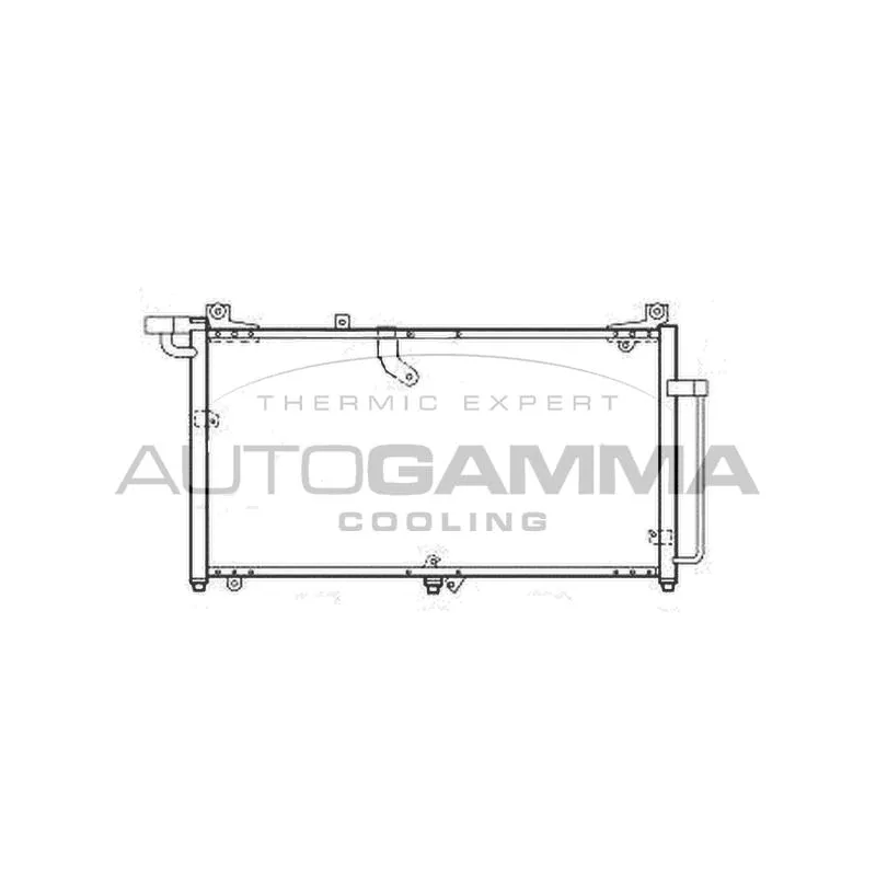 Condenseur, climatisation AUTOGAMMA 107171