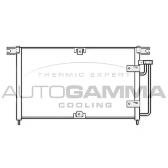 Condenseur, climatisation AUTOGAMMA 107172
