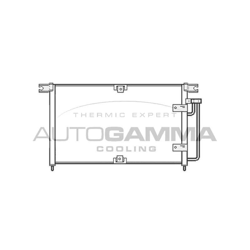 Condenseur, climatisation AUTOGAMMA 107172