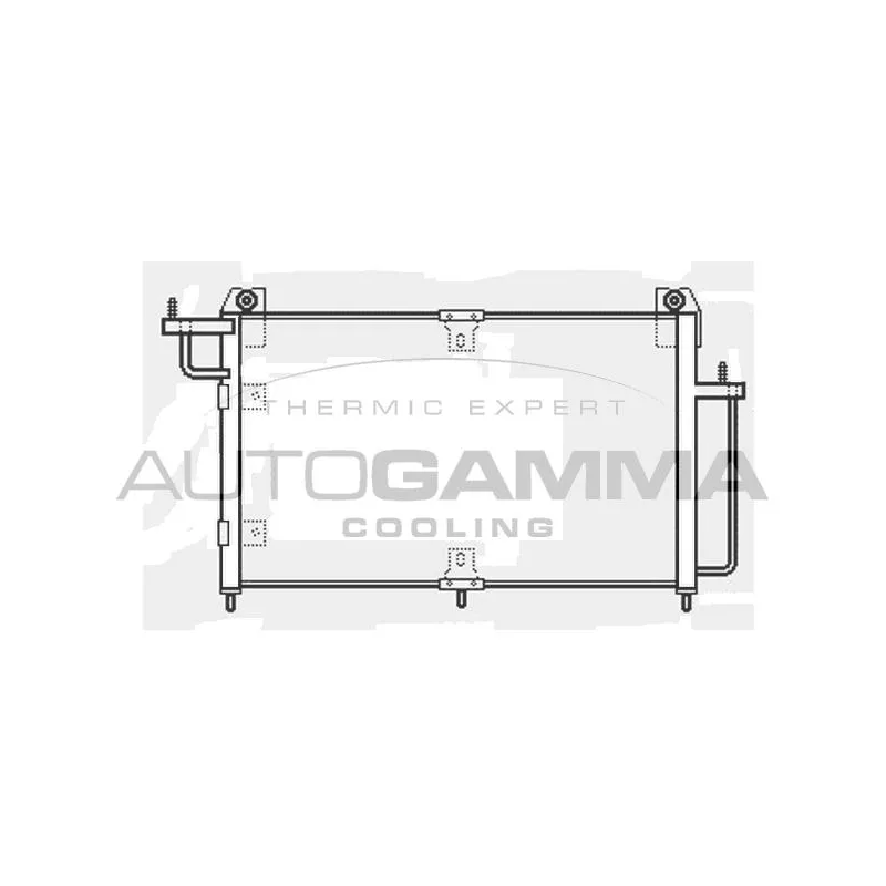 Condenseur, climatisation AUTOGAMMA 107173
