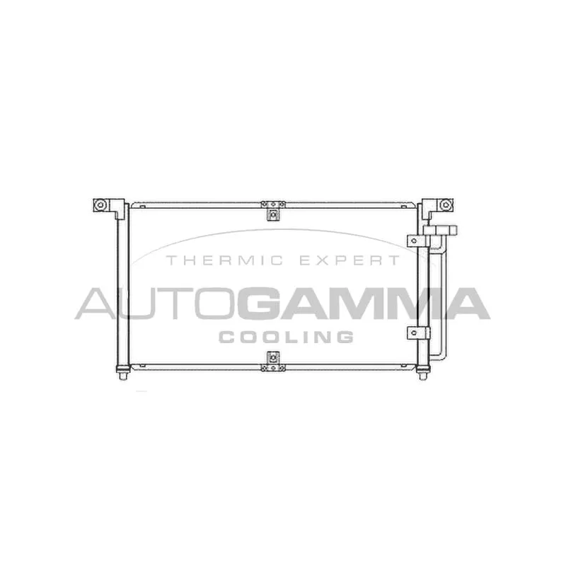 Condenseur, climatisation AUTOGAMMA 107174