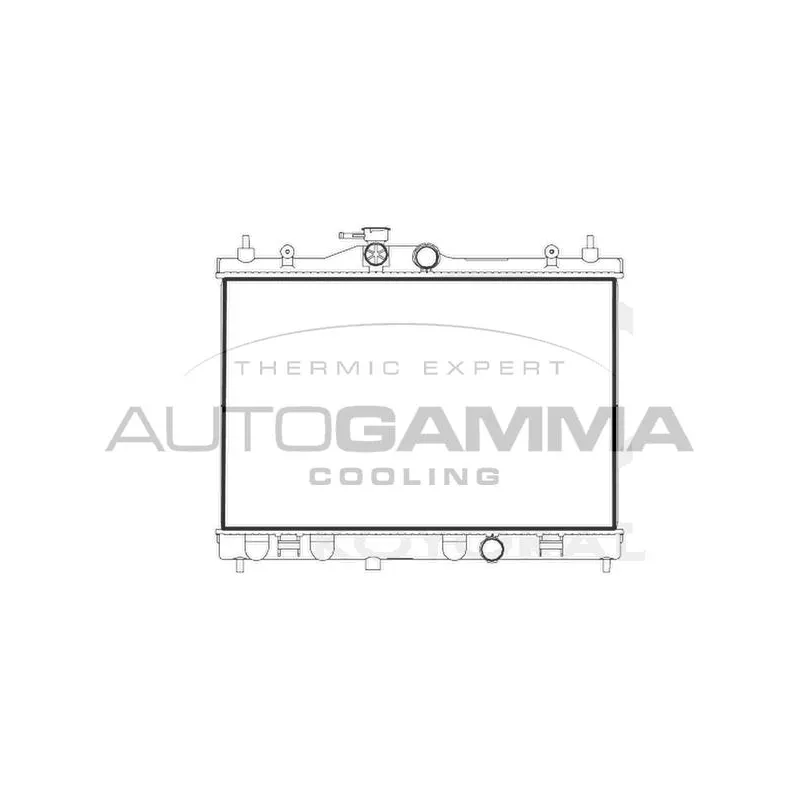 Radiateur, refroidissement du moteur AUTOGAMMA 107175