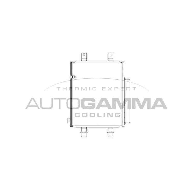 Condenseur, climatisation AUTOGAMMA 107178