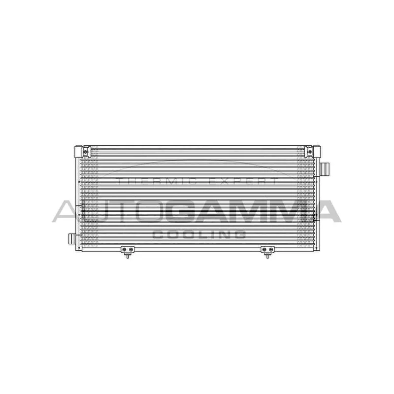 Condenseur, climatisation AUTOGAMMA 107180