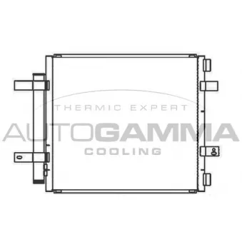 Condenseur, climatisation AUTOGAMMA 107185