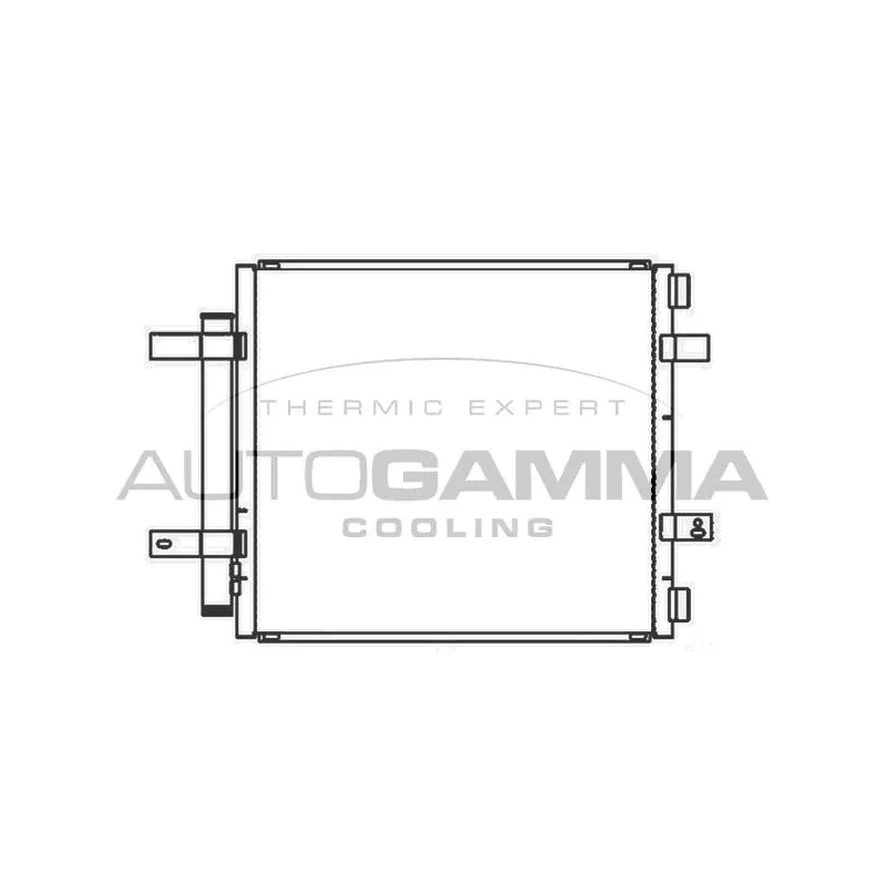 Condenseur, climatisation AUTOGAMMA 107185