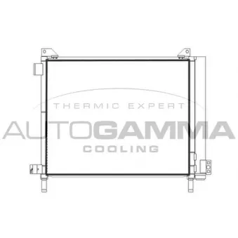 Condenseur, climatisation AUTOGAMMA 107187