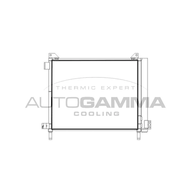 Condenseur, climatisation AUTOGAMMA 107187