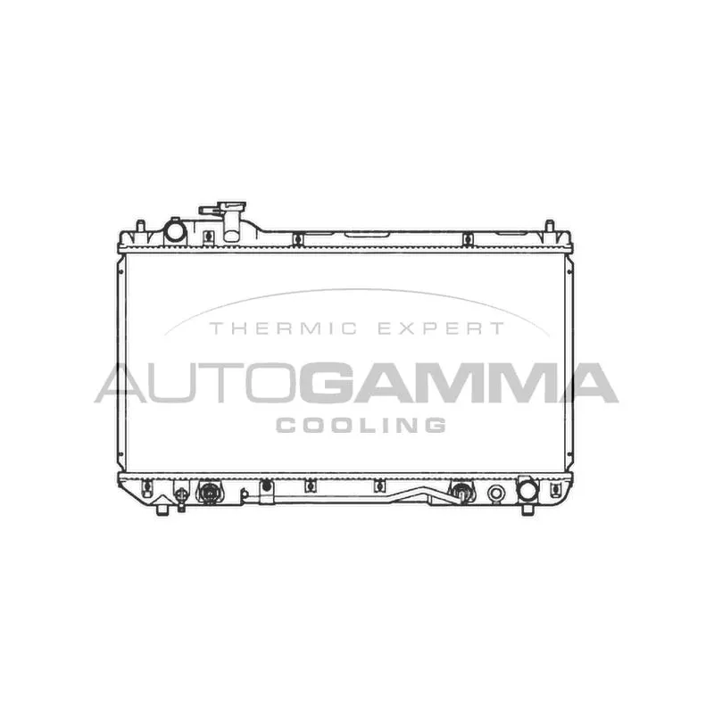 Radiateur, refroidissement du moteur AUTOGAMMA 107189